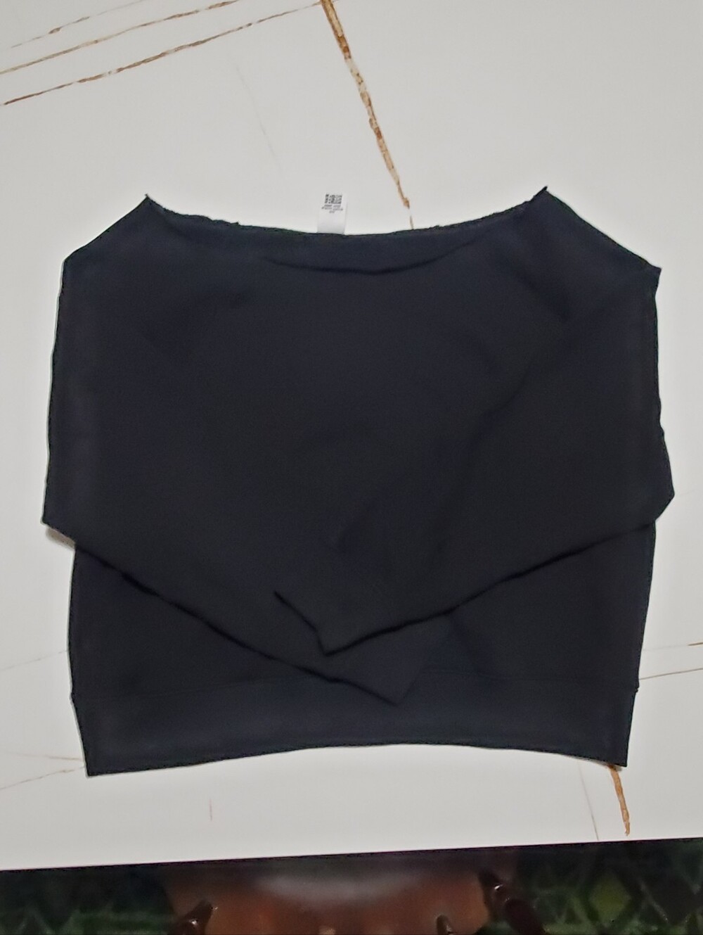 PINK Off-Shoulder Sweatshirt - Picture 9 of 11